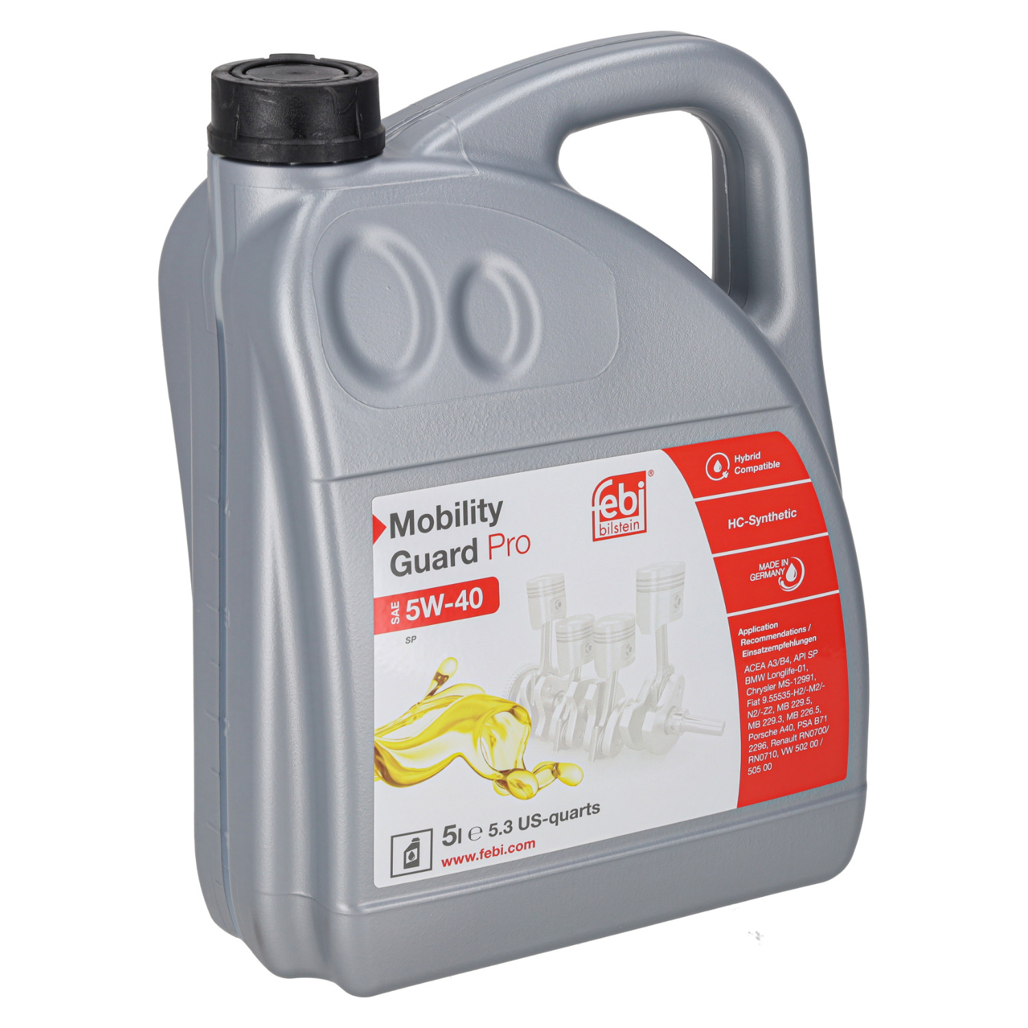febi Motorolja SAE 5W-40 Mobility Guard Pro